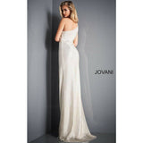 Jovani Prom Dress One Shoulder Beaded Jovani Prom Dress 1248
