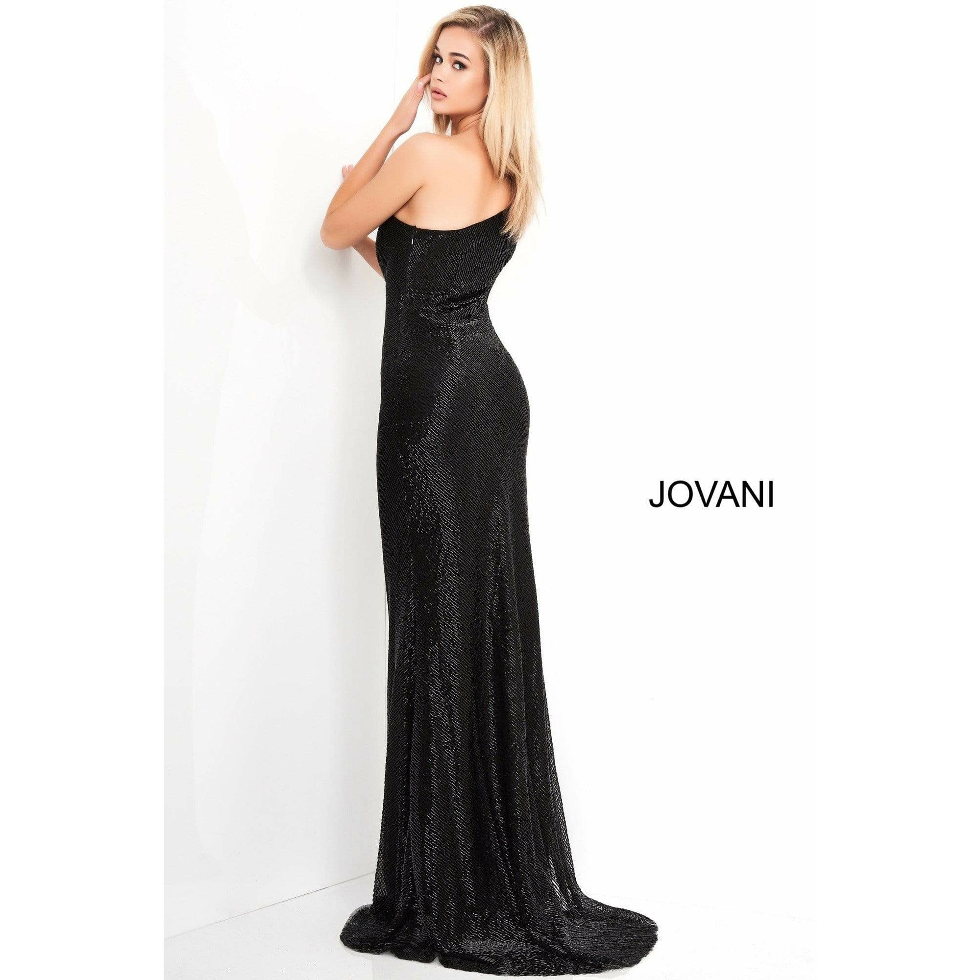 Jovani Prom Dress One Shoulder Beaded Jovani Prom Dress 1248