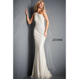 Jovani Prom Dress One Shoulder Beaded Jovani Prom Dress 1248