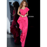 Jovani Prom Dress One Shoulder Ruffle Jovani Prom Jumpsuit 02617