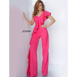 Jovani Prom Dress One Shoulder Ruffle Jovani Prom Jumpsuit 02617