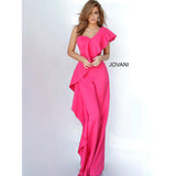 Jovani Prom Dress One Shoulder Ruffle Jovani Prom Jumpsuit 02617