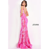 Jovani Prom Dress Plunging Neckline Fitted Prom Dress 3263