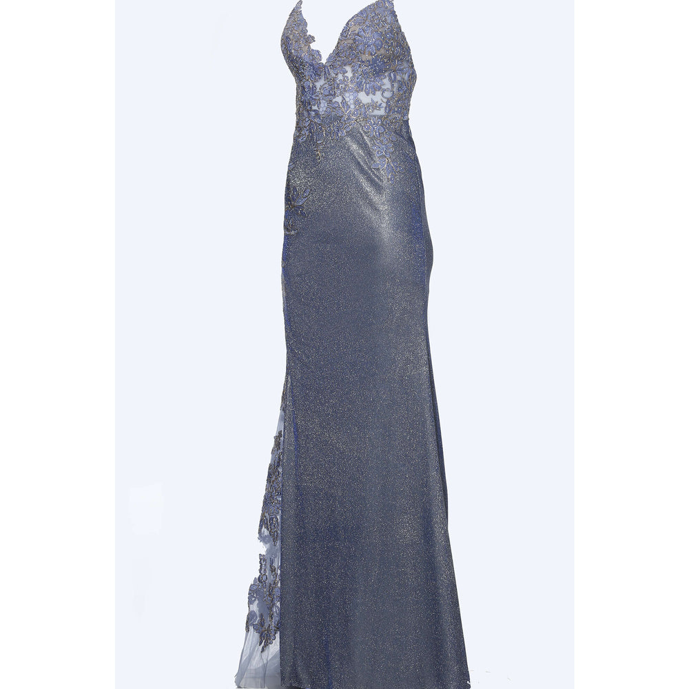 JVN by Jovani Evening Dresses JVN2205 Embroidered Form Fitting Prom Dress