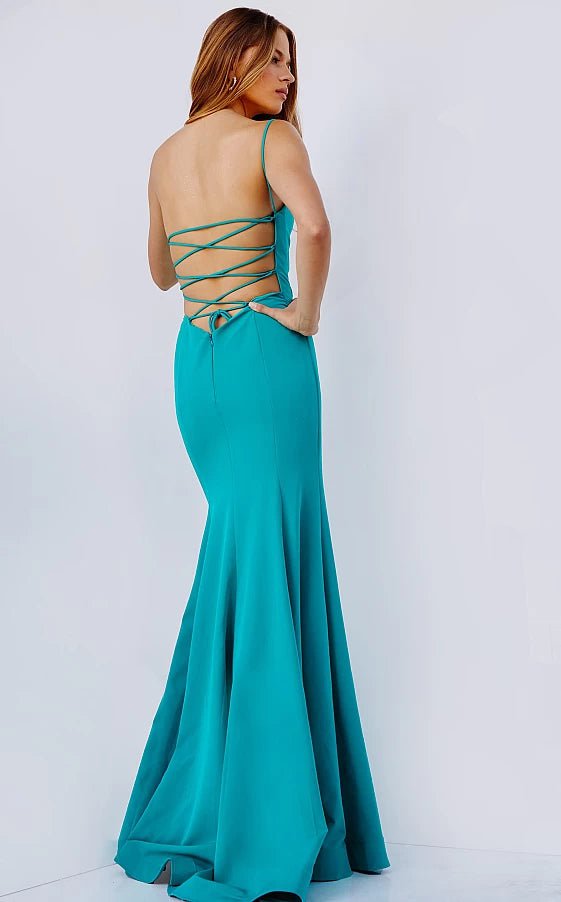 JVN by Jovani Prom Dress JVN08327 Jade One Shoulder Fitted Prom Dress