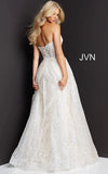 JVN by Jovani Prom Dress JVN08417 Ivory Embellished Sweetheart Neckline Prom Dress