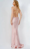 JVN by Jovani Prom Dress JVN09839 Form Fitting Tie Back Prom Dress