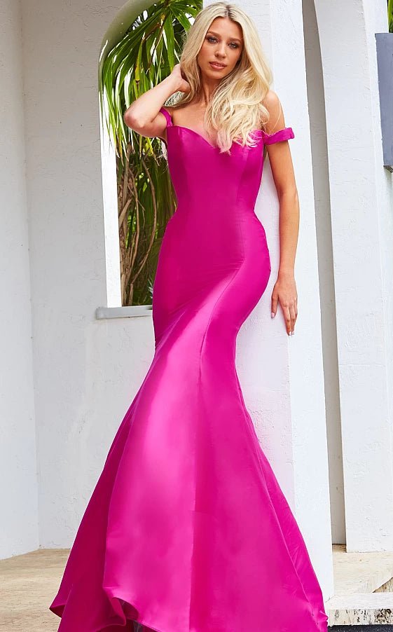 Fuchsia mermaid outlet bridesmaid dresses