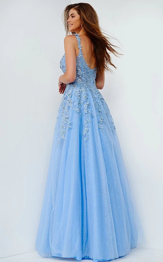 Blue 2025 illusion dresses