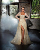 NoraCoutureNY Couture Dress Florentina Gown custom made by NoraCoutureNY