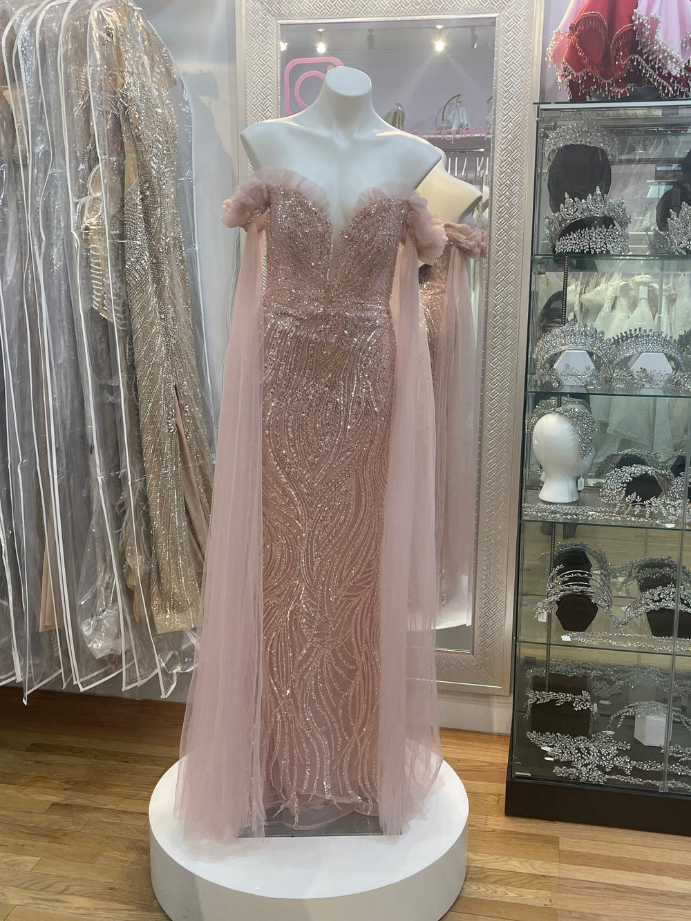 NoraCoutureNY Couture Dress The Lily Gown custom made by NoraCoutureNY