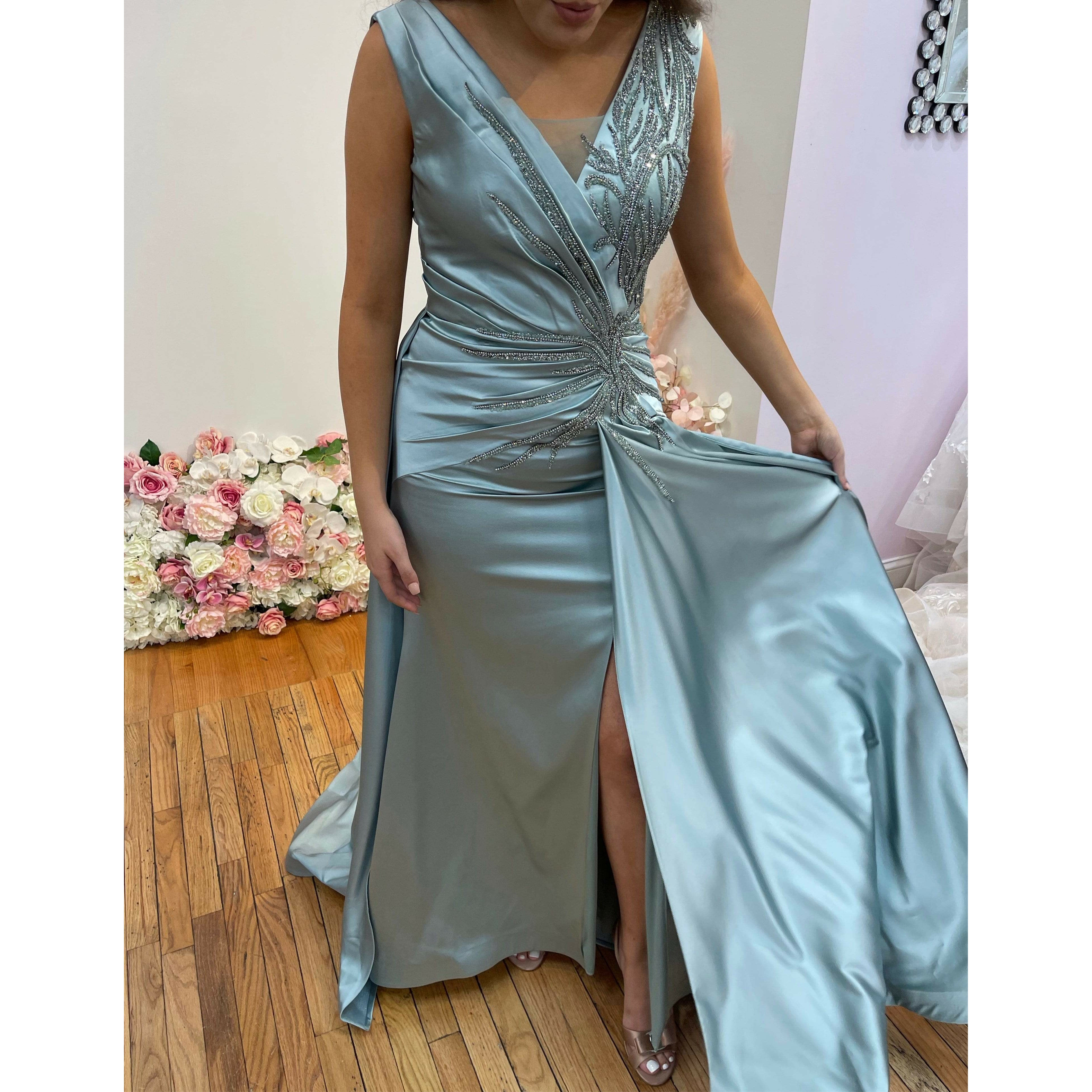 NoraCoutureNY Evening Dress The Aurora Evening Embellished Gown