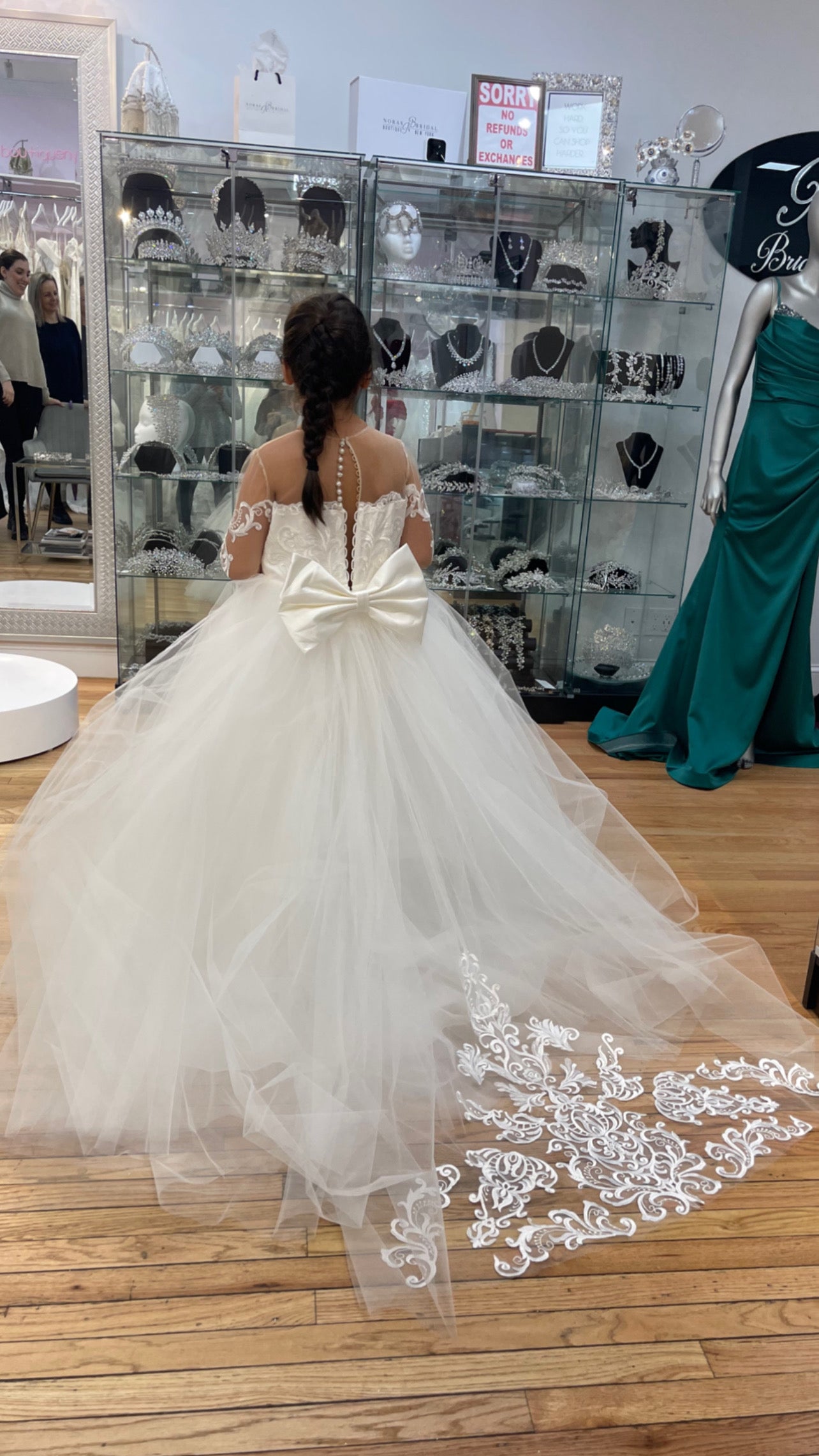 NoraCoutureNY The Chloe Flower Girl Princess Dress