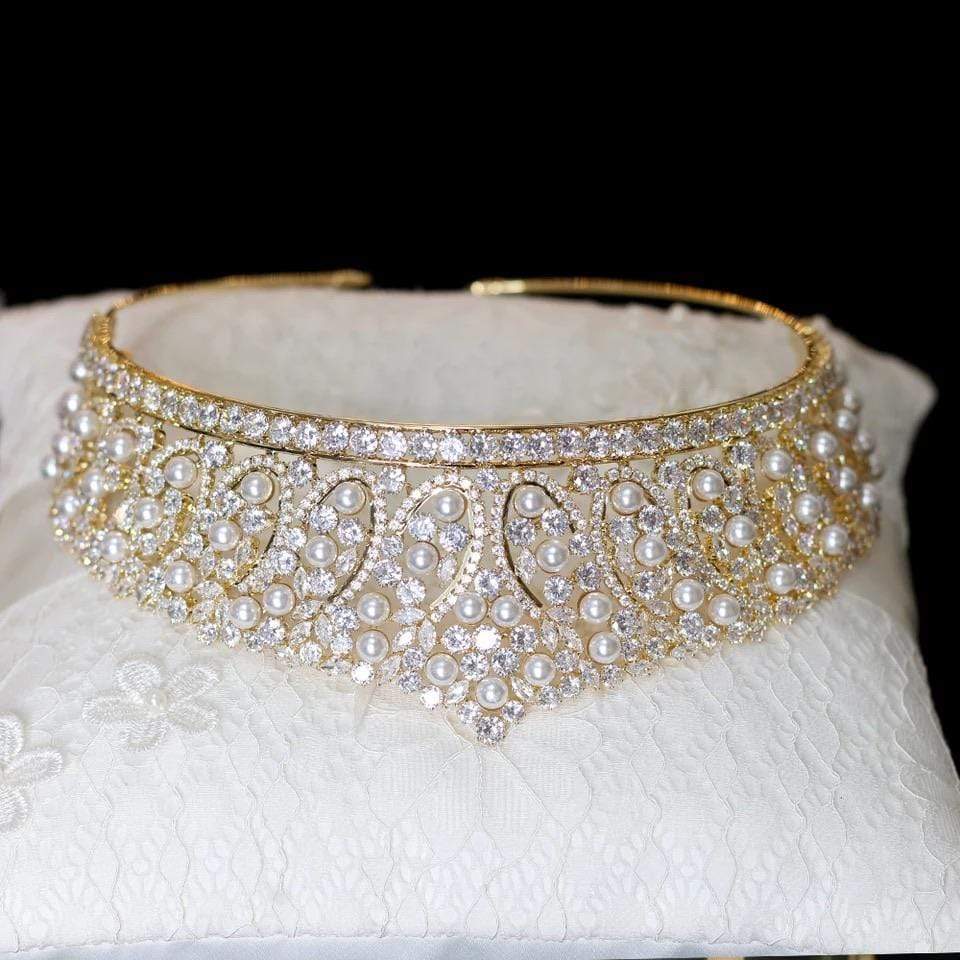 NorasBridalBoutiqueNY Accessories La Perla Bridal Crown by NorasBridalBoutiqueNY