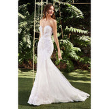 NorasBridalBoutiqueNY Bridal Gown Emily Strapless Lace Bridal Gown