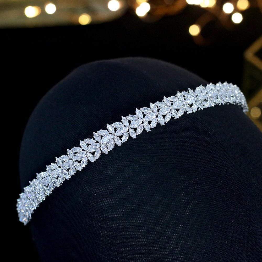 Classic Bridal Headband - NorasBridalBoutiqueNY