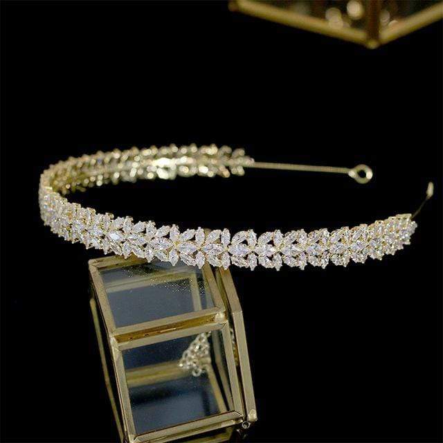 Classic Bridal Headband - NorasBridalBoutiqueNY