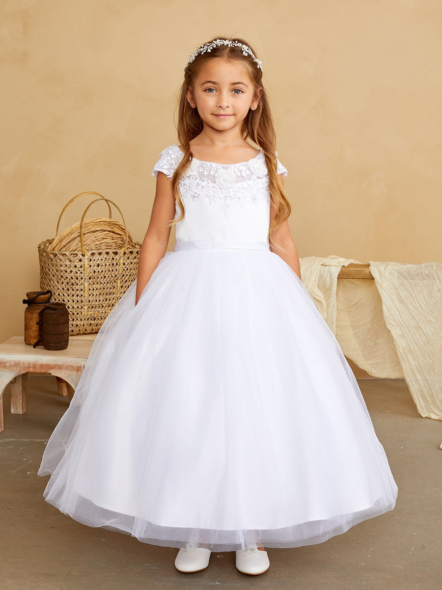 Buy White Sleeveless Kids Gown – Mumkins