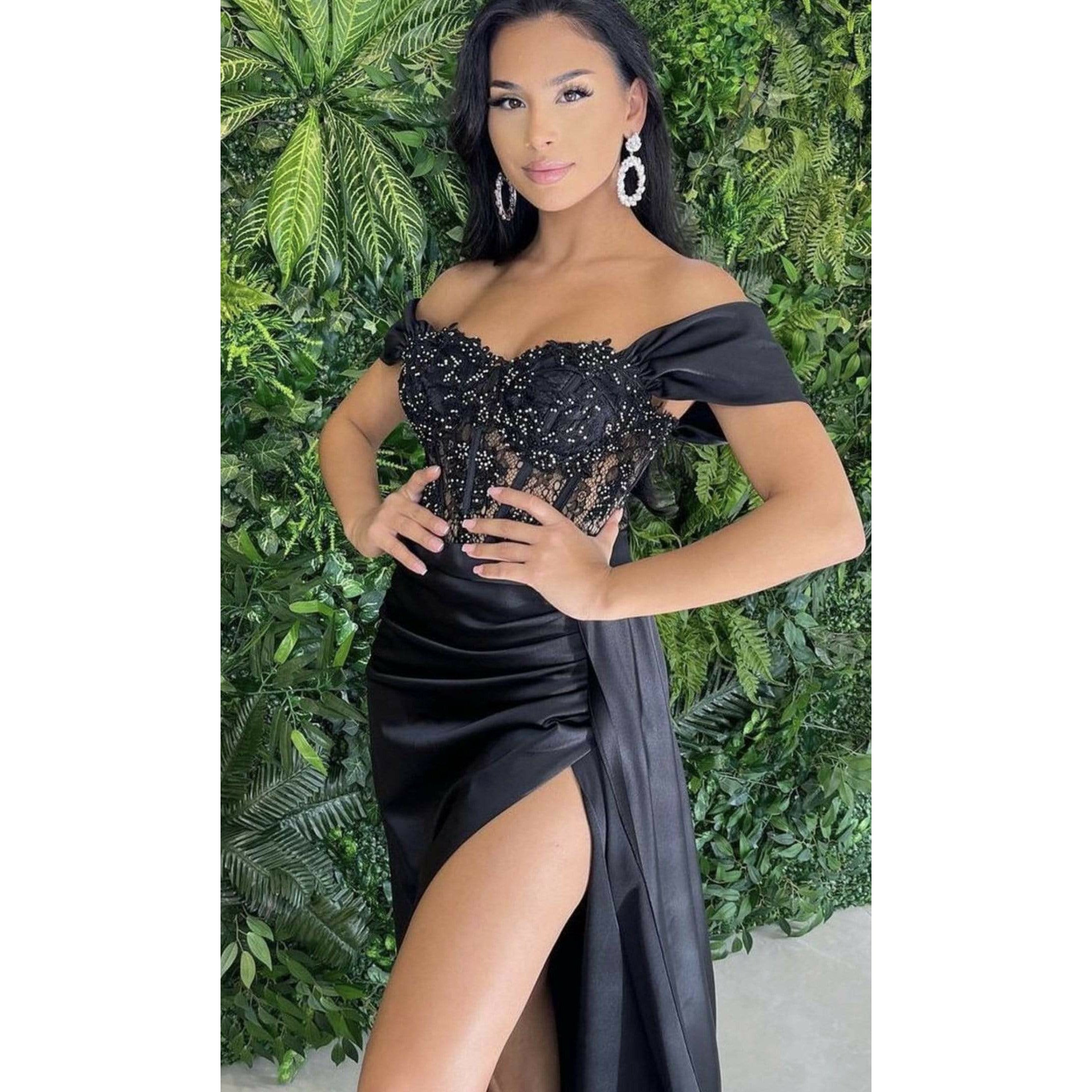 NorasBridalBoutiqueNY The Ally  Corset Embellished Fitted Gown