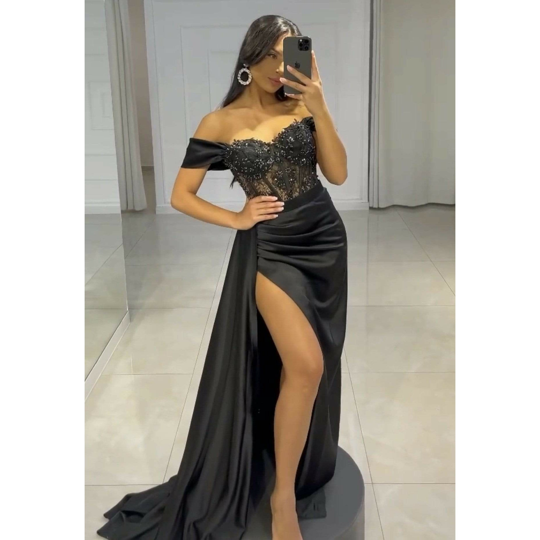 NorasBridalBoutiqueNY The Ally  Corset Embellished Fitted Gown