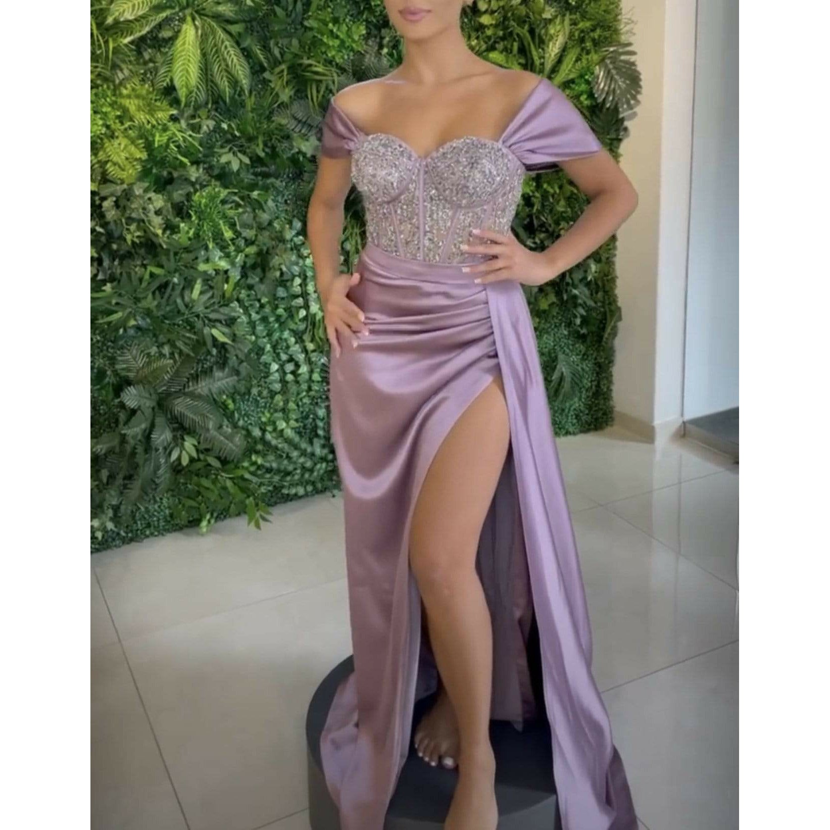 NorasBridalBoutiqueNY The Ally  Corset Embellished Fitted Gown