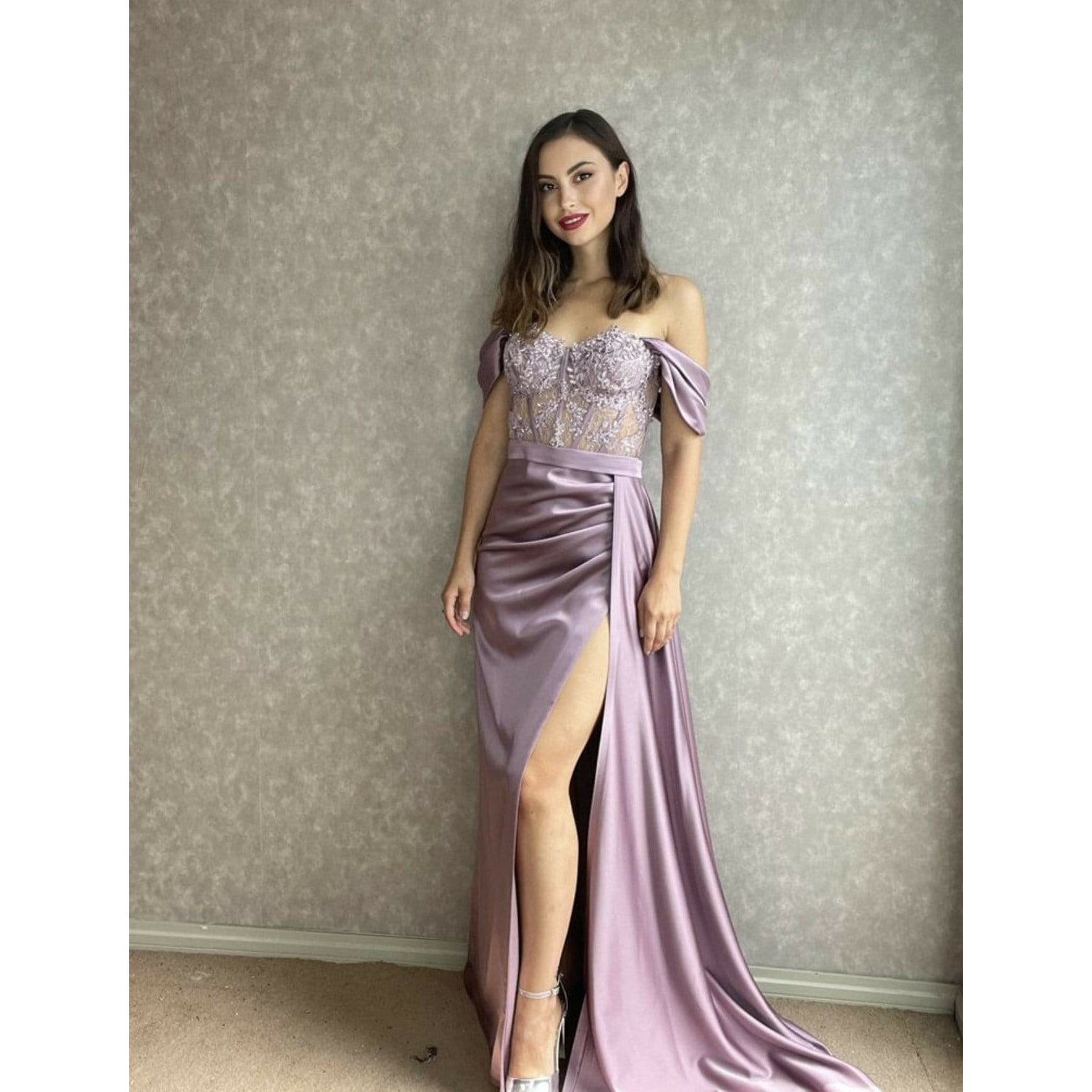 NorasBridalBoutiqueNY The Ally  Corset Embellished Fitted Gown