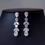 Bridal Jewelry Necklace and Earrings Set - NorasBridalBoutiqueNY