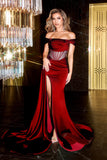 Portia and Scarlett Evening Dress 0 / Deep Red Portia and Scarlett PS22549