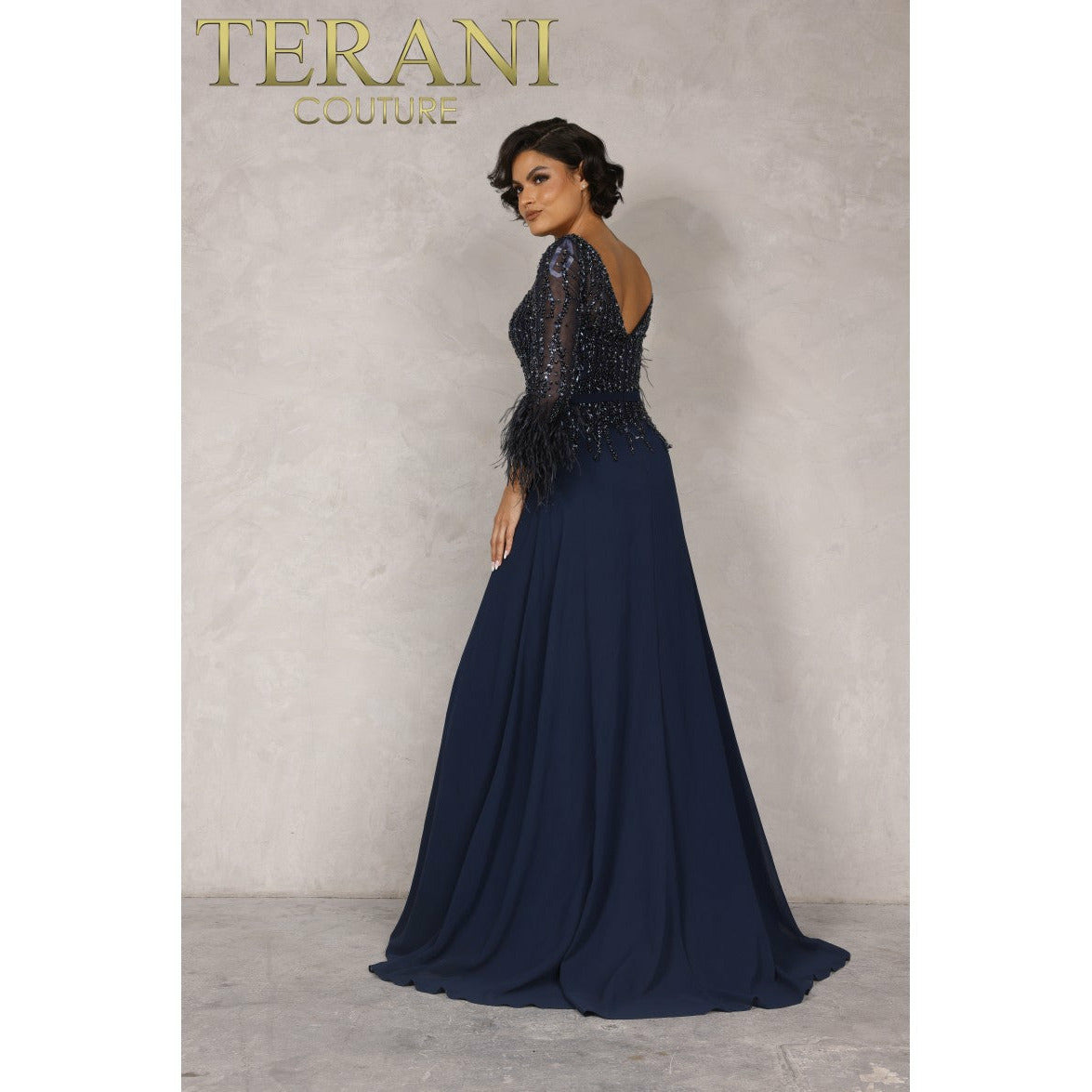 Terani Couture Evening Gown Terani Couture 1921M0473 Mother Of The Bride Dress