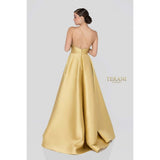 Terani Couture prom gown Terani Couture 1912E9202 One Shoulder Dazzling Fern Accent Gown
